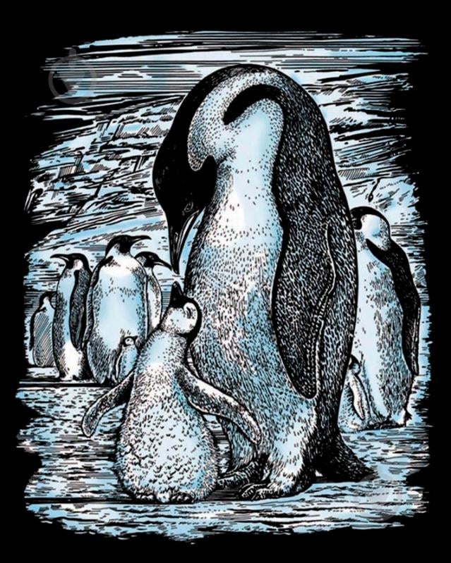 Набір для творчості Sequin Art Artfoil Silver Penguins SA0609 - фото 2