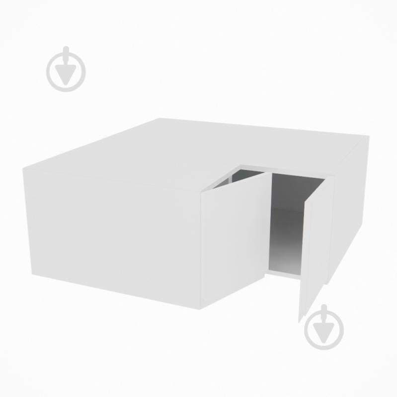 Шкаф Влада (А 90х90 прямой (570)правая) белый шелк/белый Світ Меблів - фото 2 Шкаф Влада (А 90х90 прямой (570)правая) белый шелк/белый Світ Меблів - фото 2