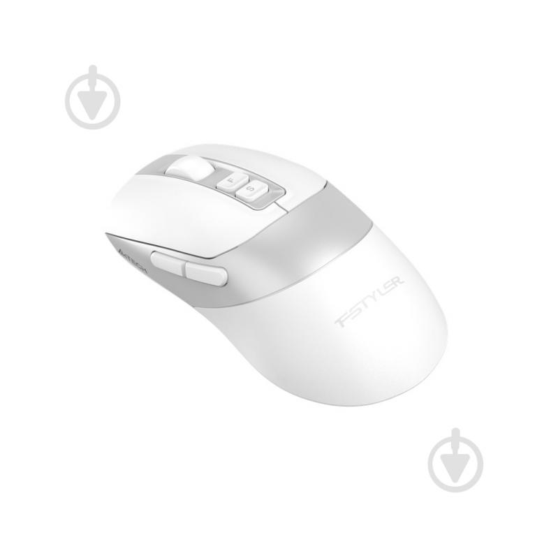 Мышь A4Tech беспроводная, 3200 dpi, двойной клик white (FG50 Plus (White)) - фото 12