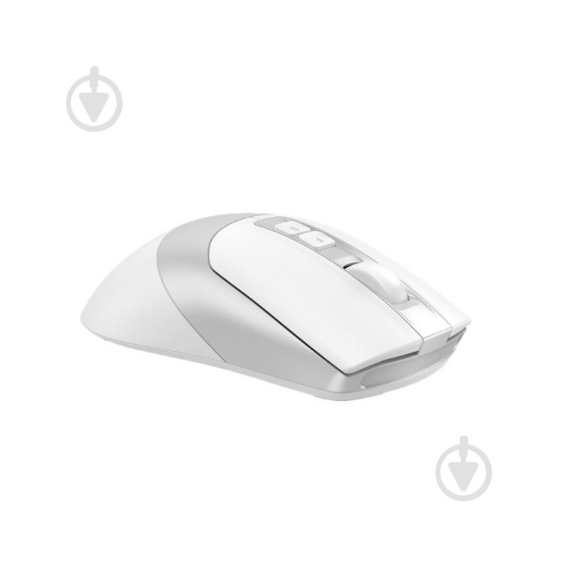 Мышь A4Tech беспроводная, 3200 dpi, двойной клик white (FG50 Plus (White)) - фото 3