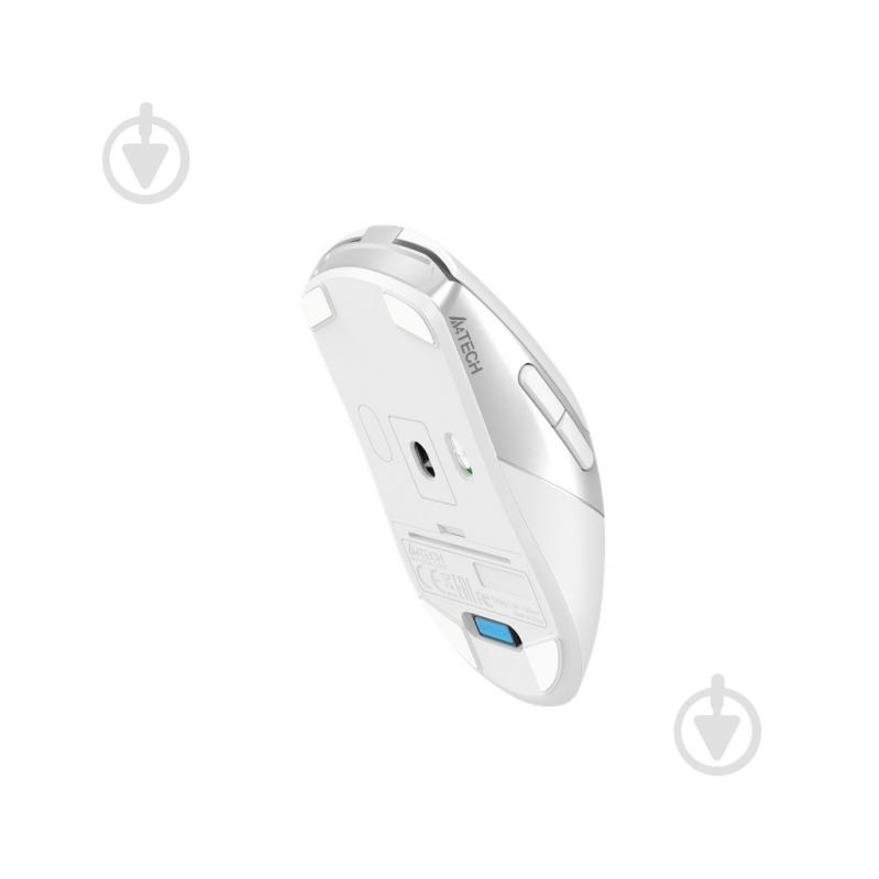 Мышь A4Tech беспроводная, 3200 dpi, двойной клик white (FG50 Plus (White)) - фото 9