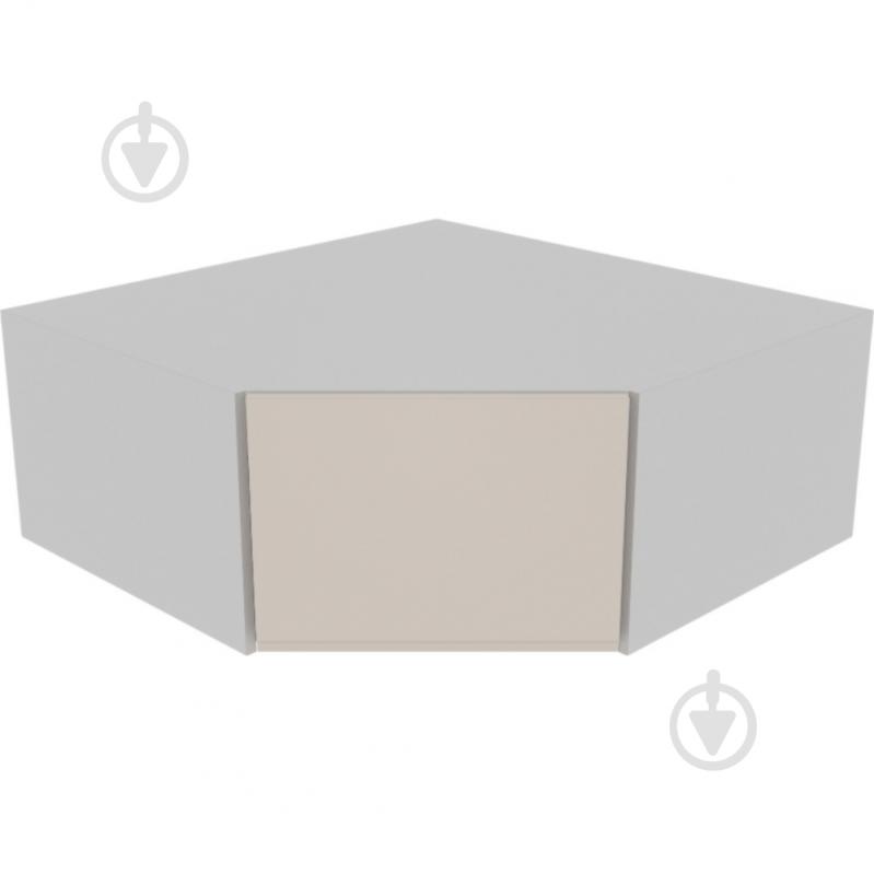 Шкаф Влада (А 90х90 правая) пломбир/пепельный Світ Меблів - фото 1 Шкаф Влада (А 90х90 правая) пломбир/пепельный Світ Меблів - фото 1