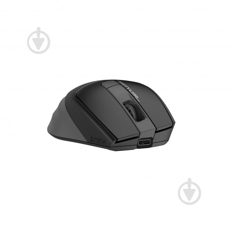 Мышь A4Tech беспроводная бесшумная, 3200 dpi black/grey (FG35CS Plus (Grey)) - фото 11