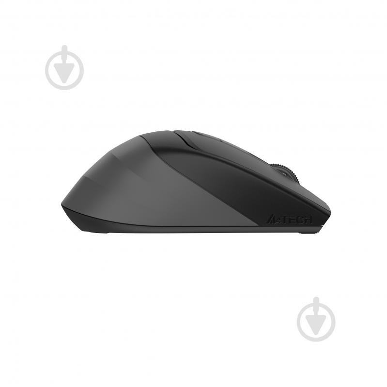Мышь A4Tech беспроводная бесшумная, 3200 dpi black/grey (FG35CS Plus (Grey)) - фото 3