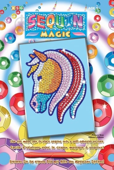 Набір для творчості Sequin Art Sequin Magic Кінь SA0904 - фото 1