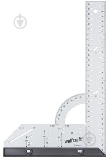 Угольник Wolfcraft 200х300 мм универсальный 5205000 - фото 1