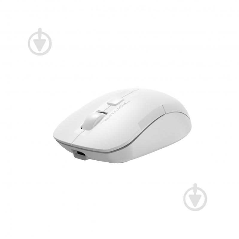 Мышь A4Tech 2.4 ГГц, встроенный аккумулятор, 2000 dpi white (FG16CS Air2 (White)) - фото 2