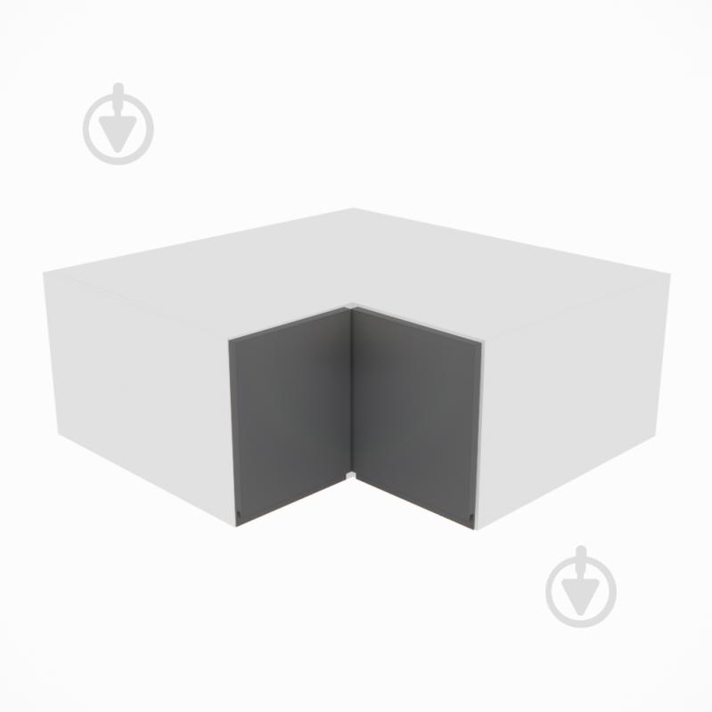 Шкаф Влада (А 90х90 прямой (570)правая) графит/белый Світ Меблів - фото 1 Шкаф Влада (А 90х90 прямой (570)правая) графит/белый Світ Меблів - фото 1