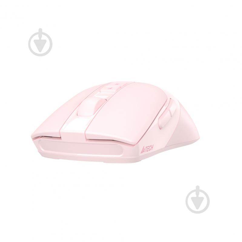 Миша A4Tech бездротова, USB, 3200 dpi, Double Click pink (FG50 Plus (Pink)) - фото 6