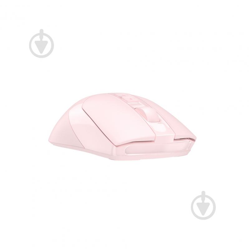 Миша A4Tech бездротова, USB, 3200 dpi, Double Click pink (FG50 Plus (Pink)) - фото 7