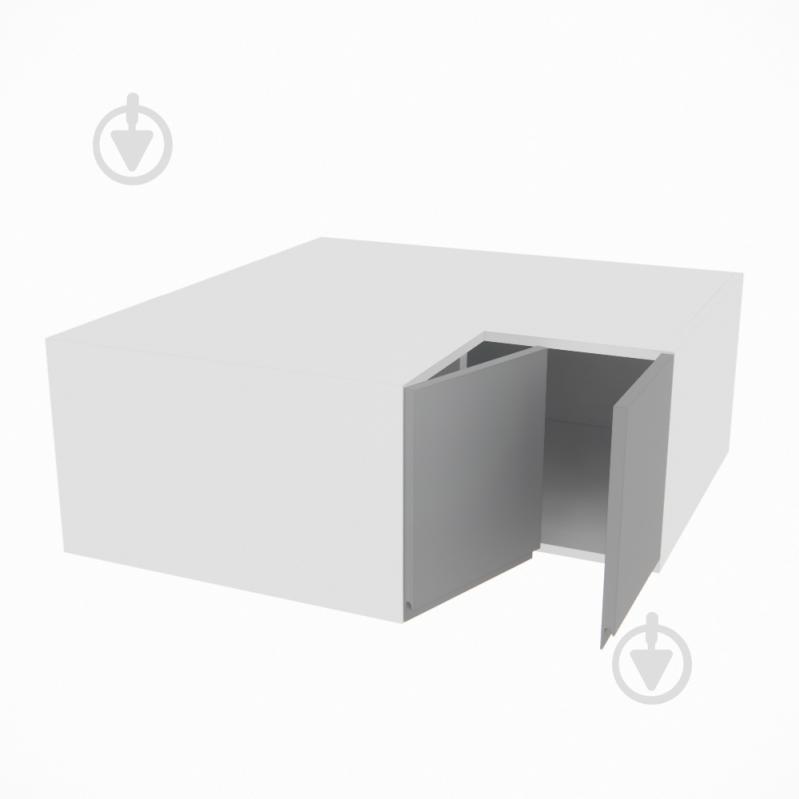 Шафа Влада (А 90х90 прямий (570)права) сірий оксамит/білий Світ Меблів - фото 2 Шафа Влада (А 90х90 прямий (570)права) сірий оксамит/білий Світ Меблів - фото 2