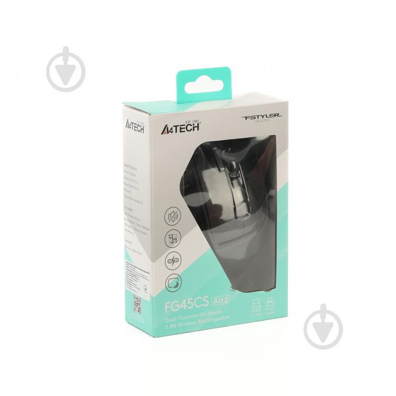 Мышь A4Tech Fstyler grey (FG45CS Air2 (Stone Grey)) - фото 9 Мышь A4Tech Fstyler grey (FG45CS Air2 (Stone Grey)) - фото 9