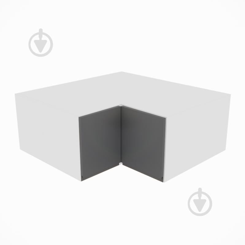 Шафа Влада (А 90х90 прямий (570)ліва) графіт/білий Світ Меблів - фото 1 Шафа Влада (А 90х90 прямий (570)ліва) графіт/білий Світ Меблів - фото 1