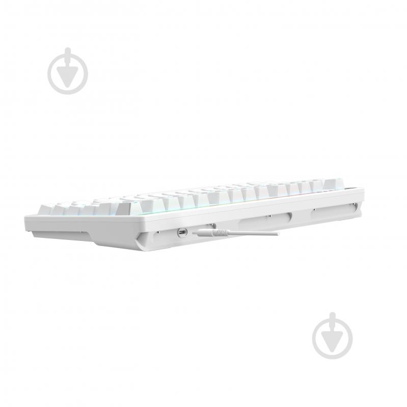 Клавиатура игровая BLOODY (AT75 (White)) Alpha Optical Switch white - фото 6