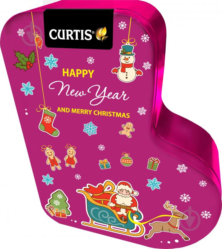 Чай черный Curtis Happy New Year and Merry Christmas дизайн в ассортименте 80 г - фото 2