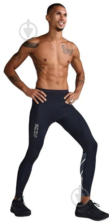 Тайтсы 2XU Light Speed React Comp Tights MA7049b_BLK/WRF р.L черный - фото 1 Тайтсы 2XU Light Speed React Comp Tights MA7049b_BLK/WRF р.L черный - фото 1