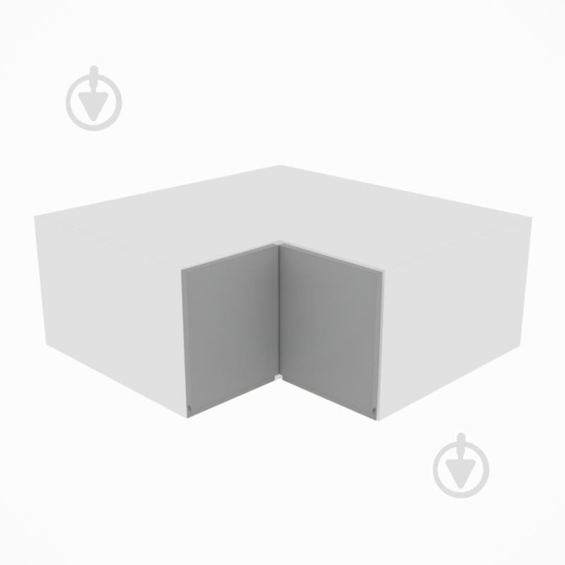 Шафа Влада (А 90х90 прямий (570)ліва) сірий оксамит/білий Світ Меблів - фото 1 Шафа Влада (А 90х90 прямий (570)ліва) сірий оксамит/білий Світ Меблів - фото 1