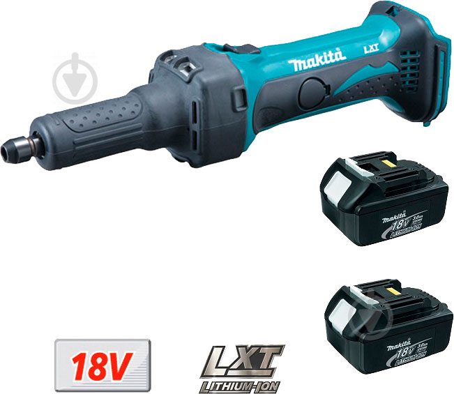 Прямая шлифмашина Makita аккумуляторная DGD800RFE - фото 2