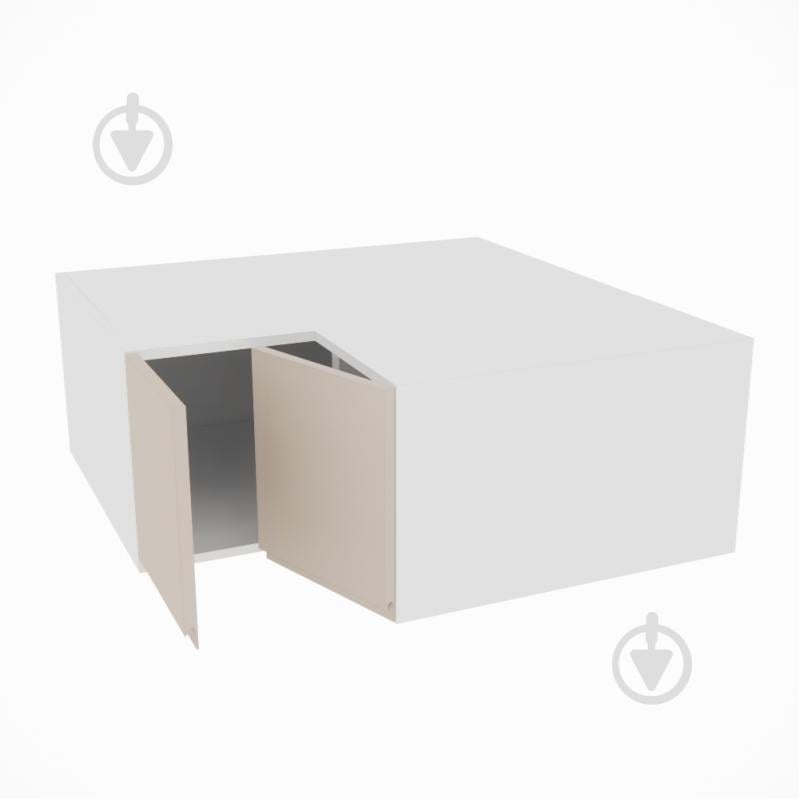 Шафа Влада (А 90х90 прямий (570)ліва) пломбір/білий Світ Меблів - фото 2 Шафа Влада (А 90х90 прямий (570)ліва) пломбір/білий Світ Меблів - фото 2