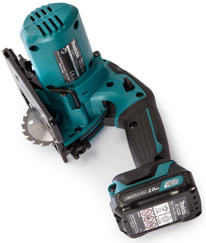 Пилка дискова Makita акумуляторна HS301DWYE - фото 3