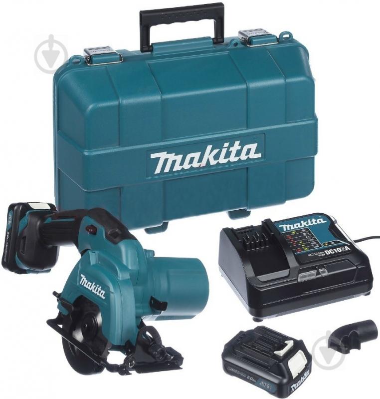 Пилка дискова Makita акумуляторна HS301DWYE - фото 7