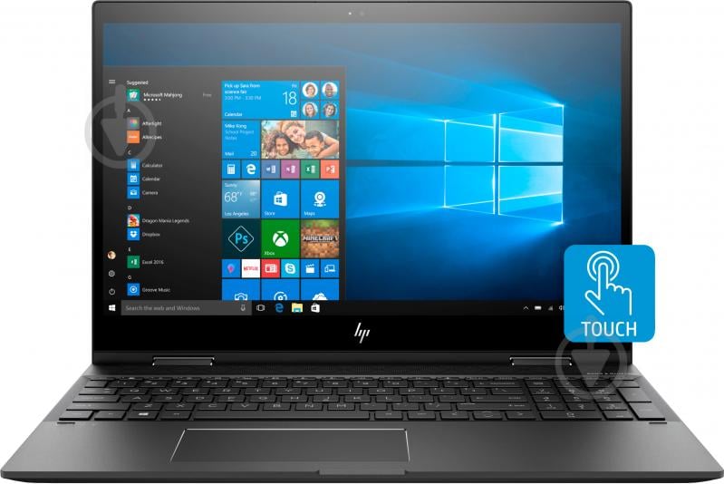 Ноутбук HP ENVY x360 15-cn0031ur 15.6" (4UD89EA) dark ash - фото 1