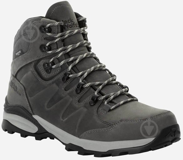 Черевики Jack Wolfskin REFUGIO PRIME TEXAPORE MID M 4059691_6046 р.45,5 сірий - фото 3