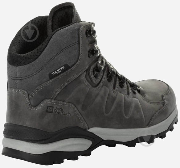 Черевики Jack Wolfskin REFUGIO PRIME TEXAPORE MID M 4059691_6046 р.45,5 сірий - фото 4