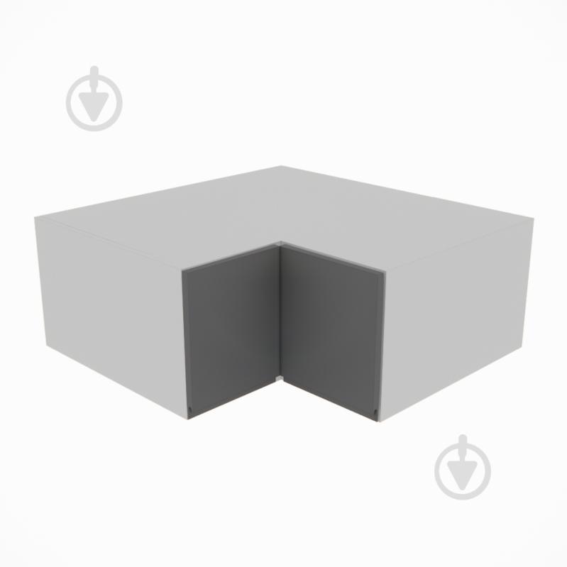 Шкаф Влада (А 90х90 прямой (570)правая) графит/пепельный Світ Меблів - фото 1 Шкаф Влада (А 90х90 прямой (570)правая) графит/пепельный Світ Меблів - фото 1