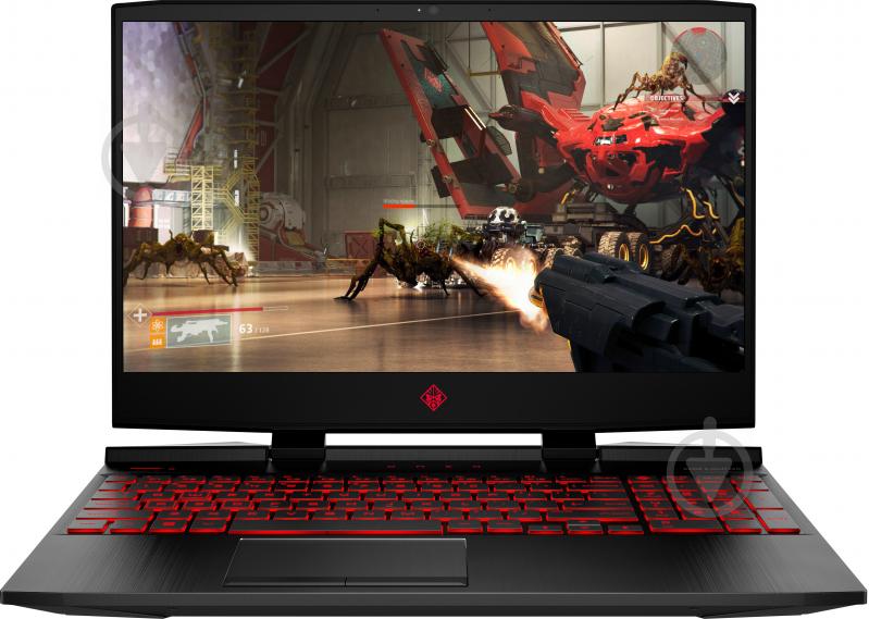 Ноутбук HP OMEN 15-dc0023ur 15.6" (4GY42EA) black - фото 1