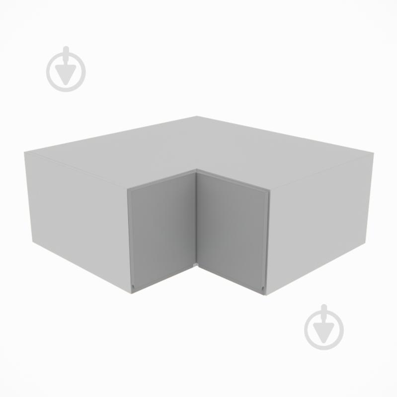 Шафа Влада (А 90х90 прямий (570)права) сірий оксамит/попелястий Світ Меблів - фото 1