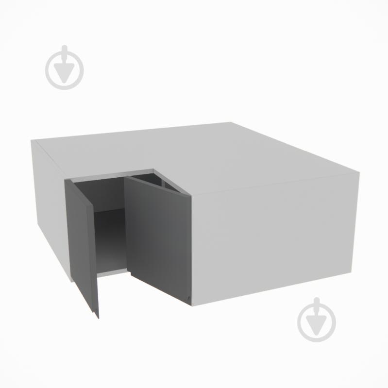 Шафа Влада (А 90х90 прямий (570)ліва) графіт/попелястий Світ Меблів - фото 2 Шафа Влада (А 90х90 прямий (570)ліва) графіт/попелястий Світ Меблів - фото 2