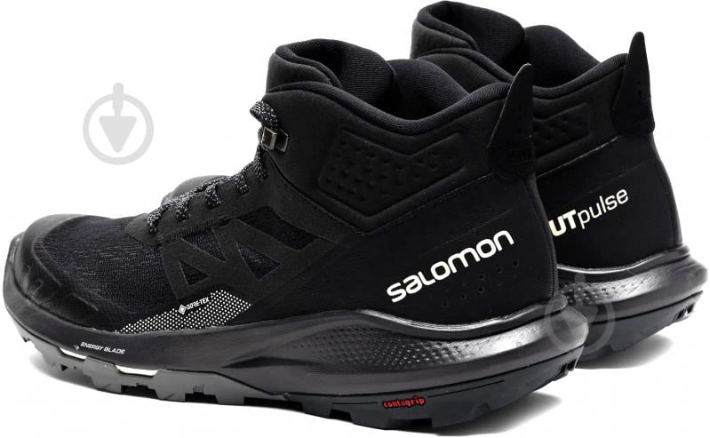 Черевики Salomon OUTPULSE MID GTX L41588800 р.46 чорний - фото 4