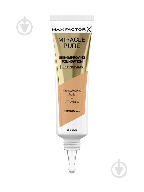 Тональная основа Max Factor Miracle Pure (055) Beige 30 мл - фото 1