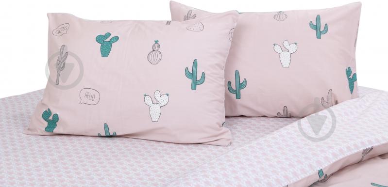 Комплект постельного белья Pink Cactus 2,0 бежевый - фото 3 Комплект постельного белья Pink Cactus 2,0 бежевый - фото 3