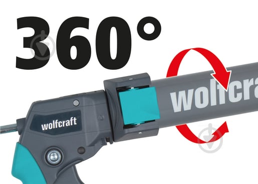 Пістолет для герметика Wolfcraft MG 310 Compact 4357000 - фото 5