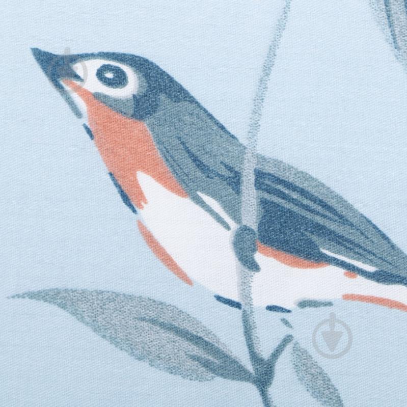 Комплект постельного белья Spring Bird 2,0 голубой с бежевым - фото 5 Комплект постельного белья Spring Bird 2,0 голубой с бежевым - фото 5