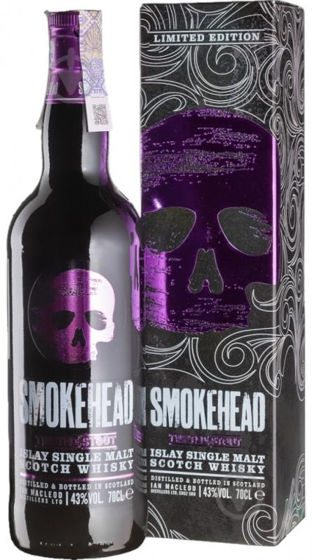 Виски Smokehead односолодовый "Smokehead Twisted Stout" 0,7 л - фото 1