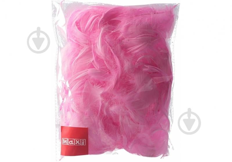 Наповнювач декоративний Maxi "Пір'я" 10г світло-рожевий - фото 1