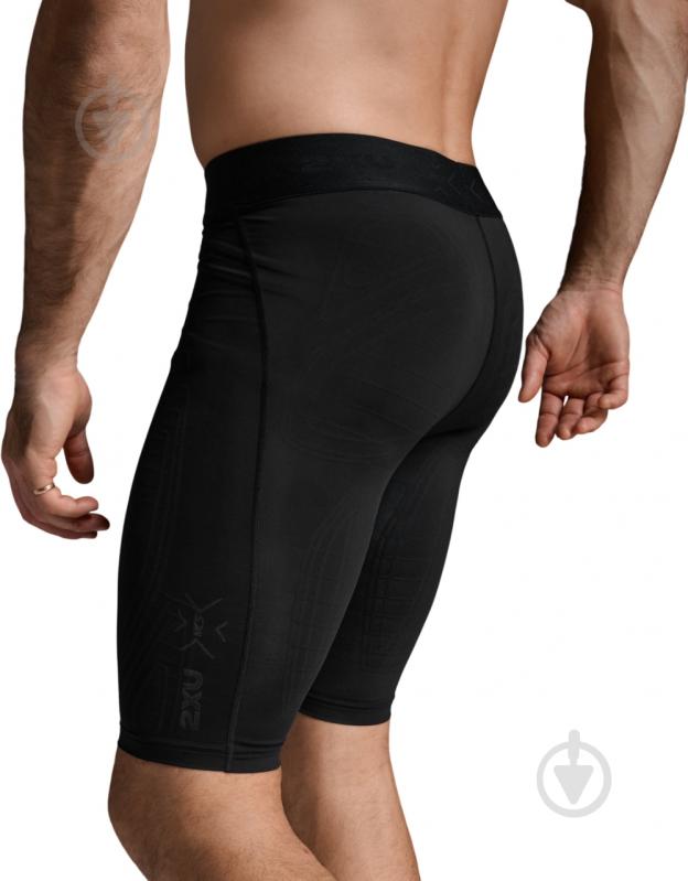 Велосипедки 2XU Force Compression Shorts MA5366b_BLK/NRO р. S чорний - фото 3