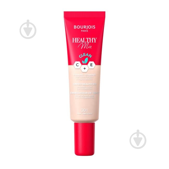 Тональный флюид Bourjois Healthy Mix Clean 002 light 30 г - фото 1