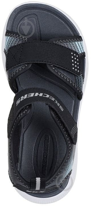 Сандалии Skechers MICROSPEC-SPLASH 407034L BKSL р.32 черный - фото 4
