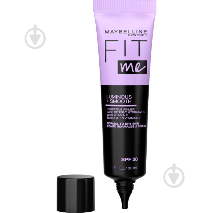 Праймер Maybelline New York Fit Me Luminous and Smooth зволожувальний світлий 30 мл - фото 2