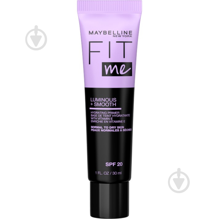 Праймер Maybelline New York Fit Me Luminous and Smooth зволожувальний світлий 30 мл - фото 1