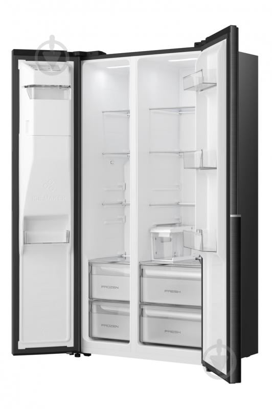 Холодильник Gorenje Side by Side NRS917E61BX - фото 3