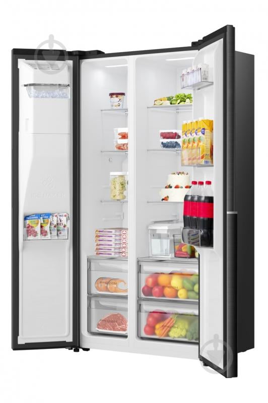 Холодильник Gorenje Side by Side NRS917E61BX - фото 5