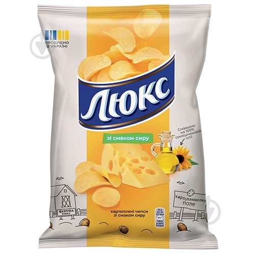 Чипсы Люкс со вкусом сыра 105 г - фото 1