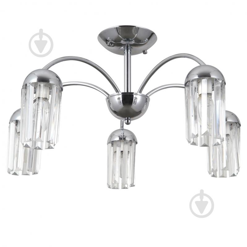 Люстра Victoria Lighting 5x40 Вт E14 хром Megan/PL5 chrome - фото 1