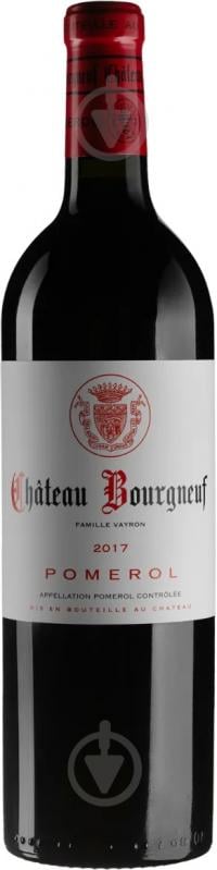 Вино Chateau Bourgneuf 2017 красное сухое 0,75 л - фото 1