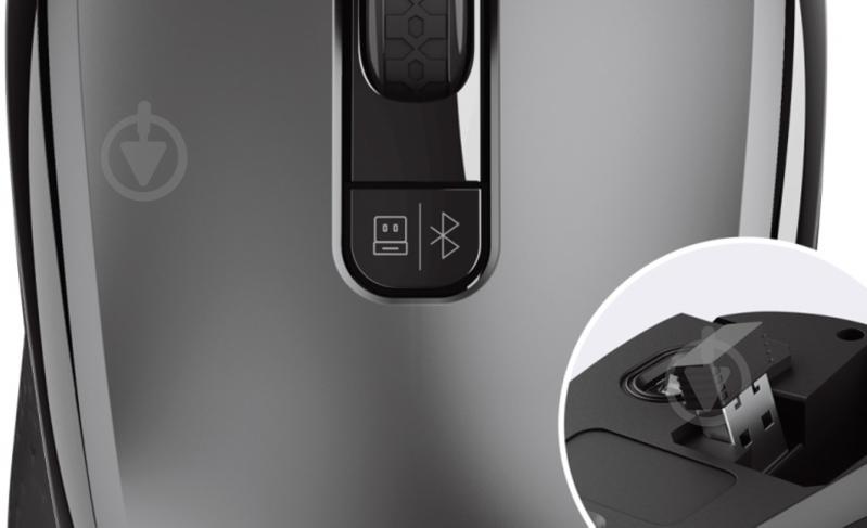 Мышь Trust Yvi Dual Mode Wireless Mouse black (24208) - фото 5